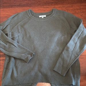 Madewell sweater with open back